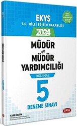 Data Yayınları 2024 MEB EKYS Müdür ve Müdür Yardımcılığı 5 Deneme Sınavı - 1