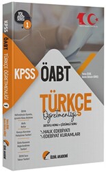 Özdil Akademi Yayınları 2023 ÖABT Türkçe 1. Kitap Halk Edebiyatı Konu Anlatımlı Soru Bankası - 1