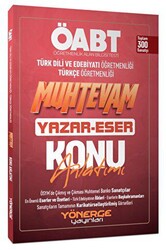 Yönerge Yayınları ÖABT Türkçe-Edebiyat Muhtevam Yazar Eser Konu Anlatımı - 1