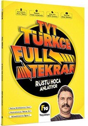 F10 Yayınları 2023 Rüştü Hoca TYT Türkçe Full Tekrar Video Ders Kitabı - 1