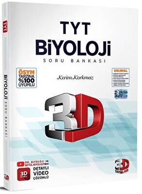 3D Yayınları TYT Biyoloji Soru Bankası - 1