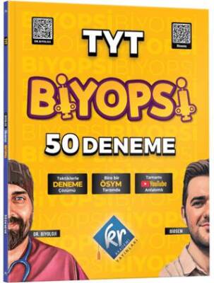 KR Akademi Yayınları TYT Biyopsi 50 Biyoloji Deneme - 1