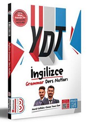 Benim Hocam Yayınları 2024 YDT İngilizce Grammar Ders Notları - 1