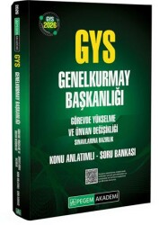 2026 GYS Genelkurmay Başkanlığı Görevde Yükselme Konu Anlatımlı Soru Bankası - Pegem Akademi Yayıncılık