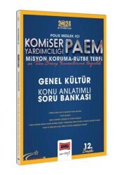 Polis Meslek İçi Komiser Yardımcılığı PAEM Misyon Koruma - Rütbe Terfi Genel Kültür Konu Anlatımlı Soru Bankası - Yargı Yayınevi