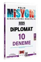 2025 Polis Misyon Sınavlarına Hazırlık Diplomat Serisi Diplomat 10 Deneme - Yargı Yayınevi