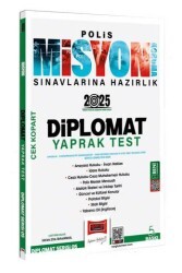 2025 Polis Misyon Sınavlarına Hazırlık Diplomat Serisi Diplomat Çek Kopart Yaprak Test - Yargı Yayınevi