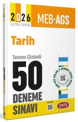 2026 AGS Tarih Tamamı Çözümlü 50 Deneme Sınavı - Data Yayınları