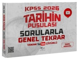 2026 KPSS Tarihin Pusulası Sorularla Genel Tekrar Çözümlü - CBA Akademi