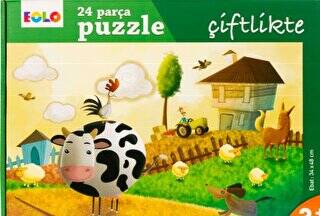 24 Parça Yer Puzzle - Çiftlikte - 1