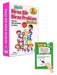 3. Sınıf Biraz Şiir Biraz Problem Kartları - Yaz Sil Kalemli - Martı Çocuk Yayınları