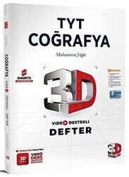 3D Yayınları TYT Coğrafya Video Destekli Defter - 1