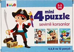 4 Mini Puzzle - Sevimli Korsanlar - 1