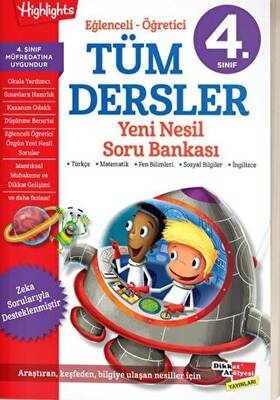 Dikkat Atölyesi Yayınları 4. Sınıf Eğlenceli - Öğretici Tüm Dersler Yeni Nesil Soru Bankası - 1
