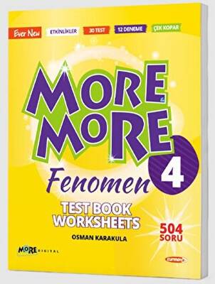 Kurmay Yayınları 4. Sınıf More and More Fenomen Worksheets Testbook - 1
