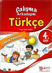 4 Adım Yayınları 4. Sınıf Türkçe Çalışma Arkadaşım - 1