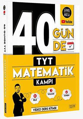 Şenol Hoca Yayınları 40 Günde TYT Matematik Kampı Şenol Hoca - 1