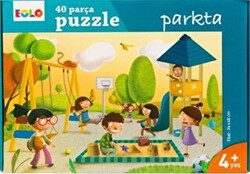 40 Parça Yer Puzzle- Parkta - 1
