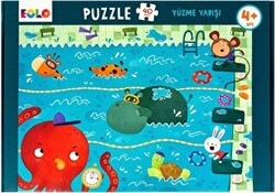 40 Parça Yer Puzzle – Yüzme Yarışı - 1