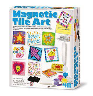 4M Magnetic Tile Art Magnet Karo Sanatı - 1