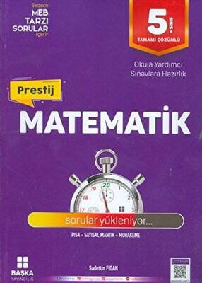 Başka Yayıncılık 5. Sınıf Matematik Prestij Soru Bankası - 1