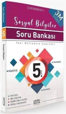 RTY Rota Yayınları - Ara Sınıf 5. Sınıf Sosyal Bilgiler Soru Bankası - 1