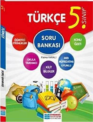 Evrensel İletişim Yayınları 5. Sınıf Türkçe Soru Bankası - 1
