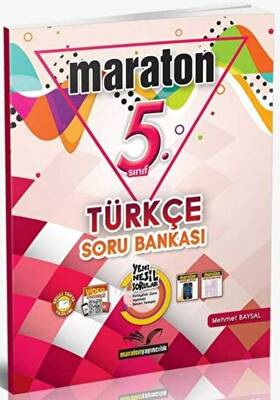 Maraton Yayıncılık 5. Sınıf Türkçe Soru Bankası - 1