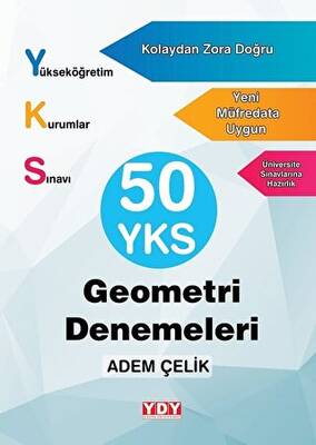 YDY Yayınları 50 YKS Geometri Denemeleri - 1