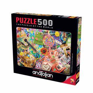 500 Parça Puzzle: 60`lar - 1