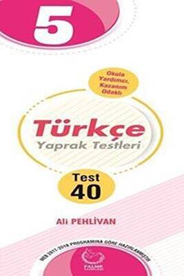 Palme Yayıncılık 5. Sınıf Türkçe Yaprak Test 40 Test - 1