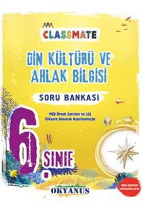 Okyanus Yayınları 6. Sınıf Classmate Din Kültürü ve Ahlak Bilgisi Soru Bankası - 1