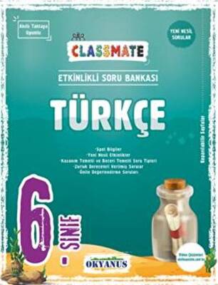 Okyanus Yayınları 6. Sınıf Classmate Türkçe Soru Bankası - 1
