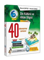 Çanta Yayınları 6. Sınıf Din Kültürü ve Ahlak Bilgisi 40 Deneme Sınavı - 1