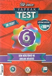İlk Önce Yayıncılık 6. Sınıf Din Kültürü ve Ahlak Bilgisi Yaprak Test - 1