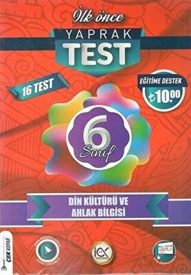 İlk Önce Yayıncılık 6. Sınıf Din Kültürü ve Ahlak Bilgisi Yaprak Test - 1