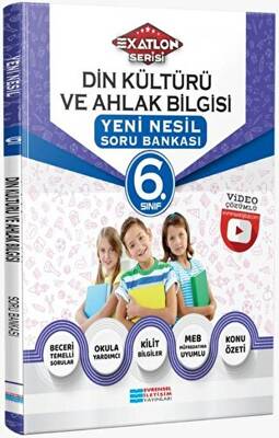 Evrensel İletişim Yayınları 6. Sınıf Exatlon Serisi Din Kültürü ve Ahlak Bilgisi Yeni Nesil Soru Bankası - 1