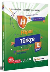 Hiper Zeka Yayınları 6. Sınıf Hiper Türkçe Konu Anlatımlı Soru Bankası - 1