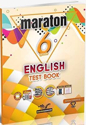 Maraton Yayıncılık 6. Sınıf İngilizce English Test Book - 1