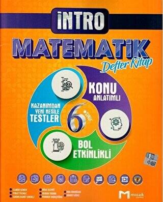 Mozaik Yayınları 6. Sınıf Matematik İntro Defter Kitap - 1
