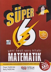 Nitelik Yayınları - Bayilik 6. Sınıf Matematik Süper Yeni Nesil Soru Kitabı - 1