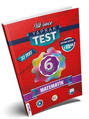 İlk Önce Yayıncılık 6. Sınıf Matematik Yaprak Test - 1