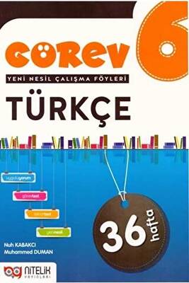 Nitelik Yayınları - Bayilik 6. Sınıf Türkçe Görev Yeni Nesil Çalışma Föyleri - 1