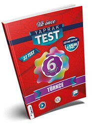 İlk Önce Yayıncılık 6. Sınıf Türkçe Yaprak Test - 1