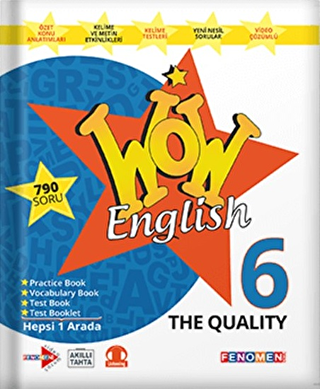 Fenomen Kitap 6. Sınıf Wow English The Quality Fenomen Okul - 1
