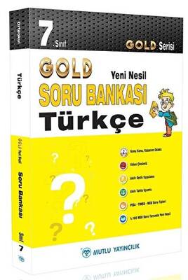 Mutlu Yayıncılık 7. Sınıf Gold Yeni Nesil Türkçe Soru Bankası - 1