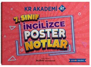 KR Akademi Yayınları 7. Sınıf İngilizce Poster Notlar - 1