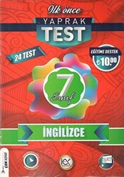 İlk Önce Yayıncılık 7. Sınıf İngilizce Yaprak Test - 1