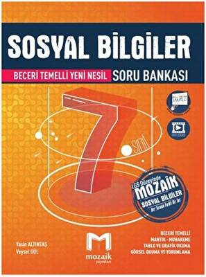 Mozaik Yayınları 7. Sınıf Sosyal Bilgiler Soru Bankası - 1