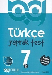 Nitelik Yayınları - Bayilik 7. Sınıf Türkçe 24 Yaprak Test - Nitelik Yayınları - Bayilik